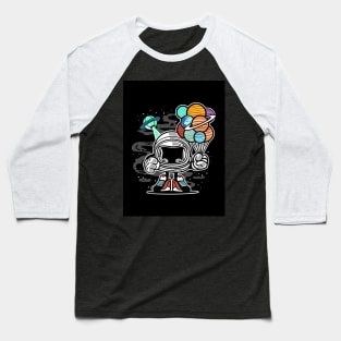 robot in space Baseball T-Shirt